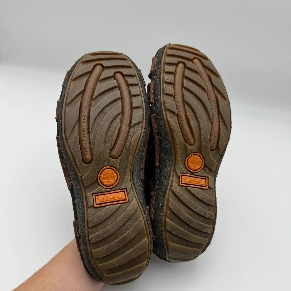 Timberland Altamonte Leather Fisherman Sandals Brown Mens 9M 65511 Smart Comfort